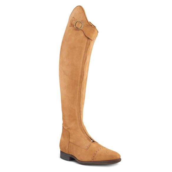 Bruin suede polo dressuur rijlaarzen